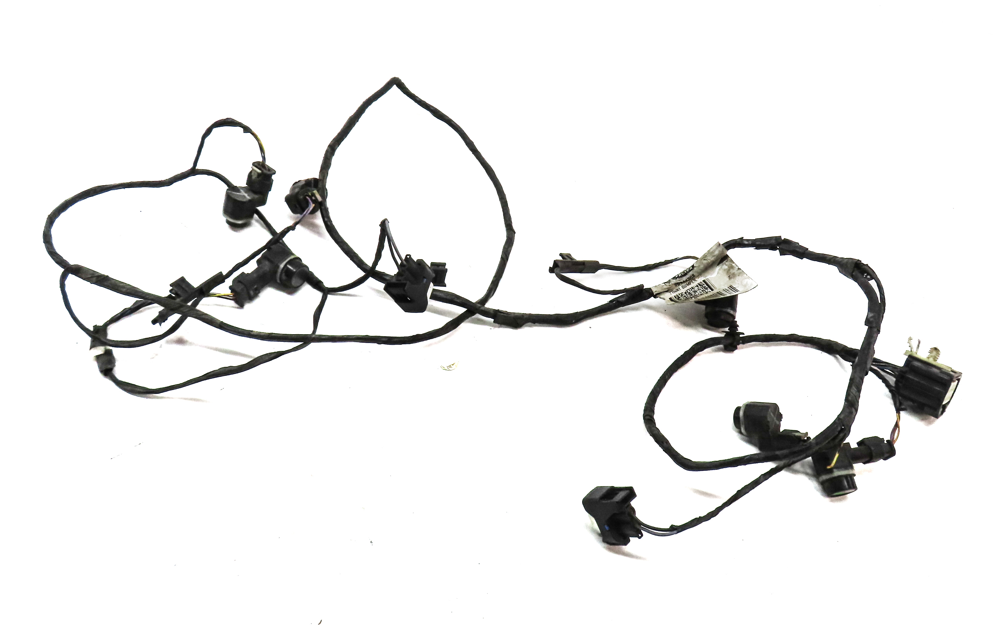 15 RANGE ROVER SPORT L494 FRONT AUTO PARK ASSIST PDC SENSOR SET w/HARNESS(GRAY) — exact item pictured